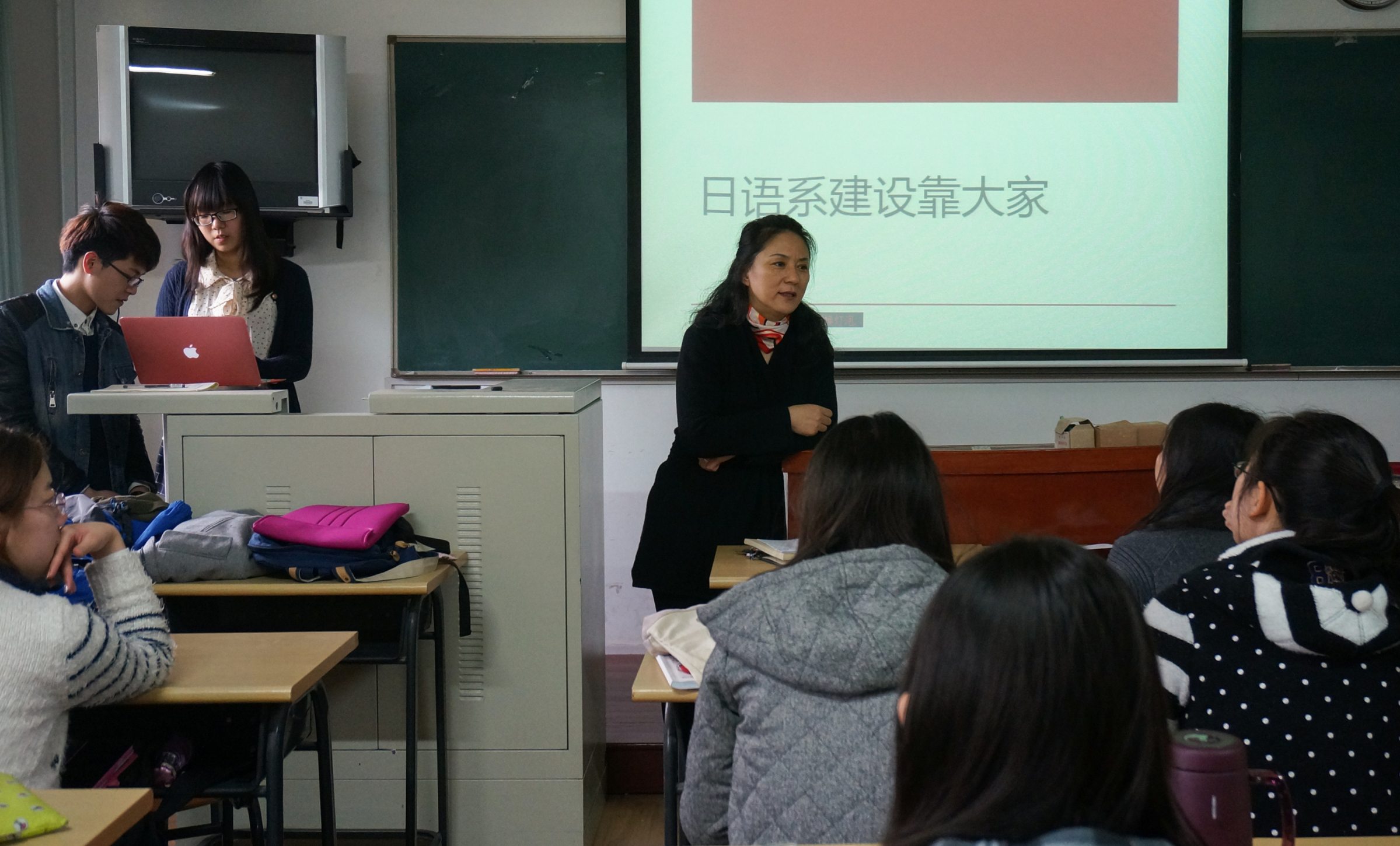 20150331-日语系-日语系两会民主交流会成功召开1